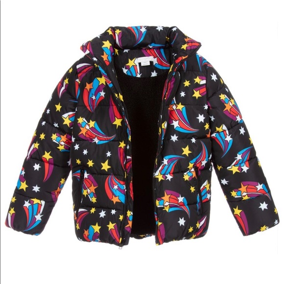 SOLD! Stella McCartney Kids shooting stars puffer jacket - Picture 2 of 9